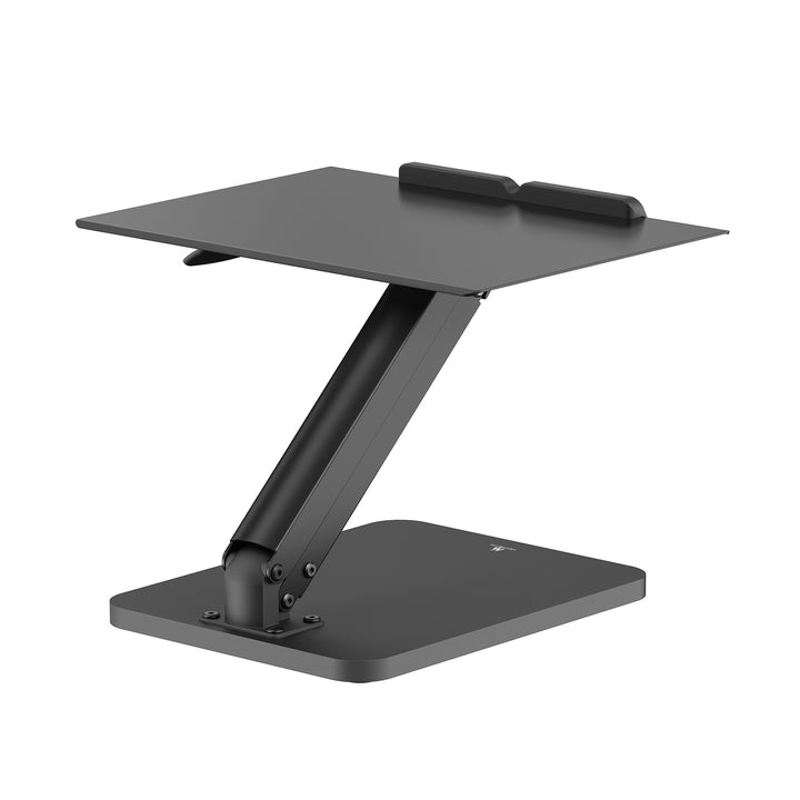 Support de bureau Maclean pour moniteur ou ordinateur portable, vérin à gaz, pour se tenir debout ou assis, noir, MC-493