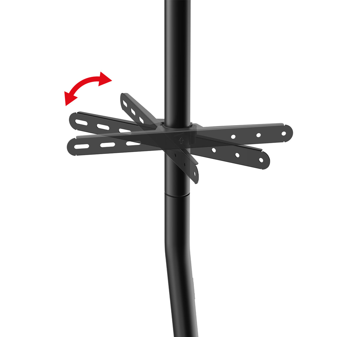 Support de sol Maclean pour TV, 32-70", max. VESA 400x400, max. 40kg, MC-494