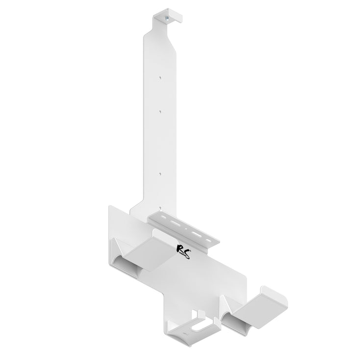 Support mural blanc pour console Playstation 5 avec support de tablette, 10kg max, NanoRS RS181
