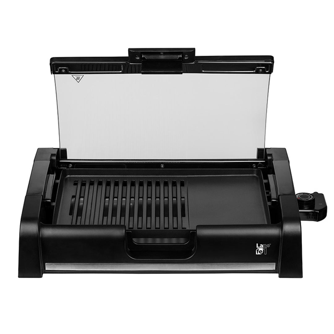 Lafe elektrische grill, met deksel, 1650W, thermostaat, GRL003