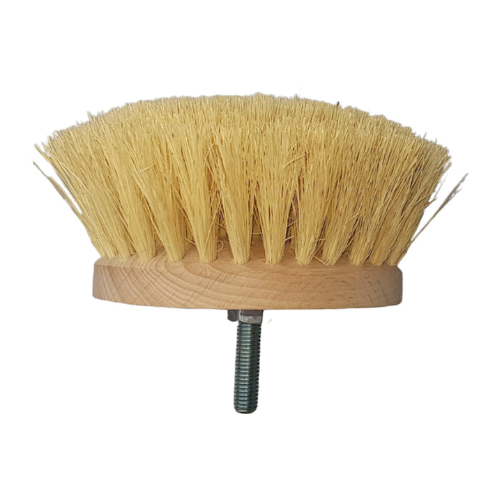 Brosse à cirer Starmann, pour perceuse, bois de hêtre, fibre de tampico, SDWM