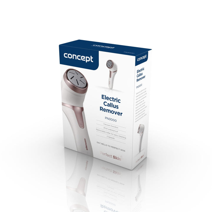 Concept elektrische vijl voor hakken, 3 pads, oplaadbaar, wit, PN3000
