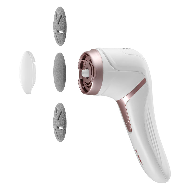 Concept elektrische vijl voor hakken, 3 pads, oplaadbaar, wit, PN3000