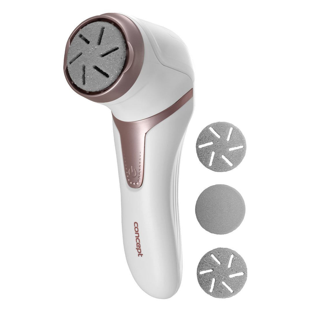Concept elektrische vijl voor hakken, 3 pads, oplaadbaar, wit, PN3000