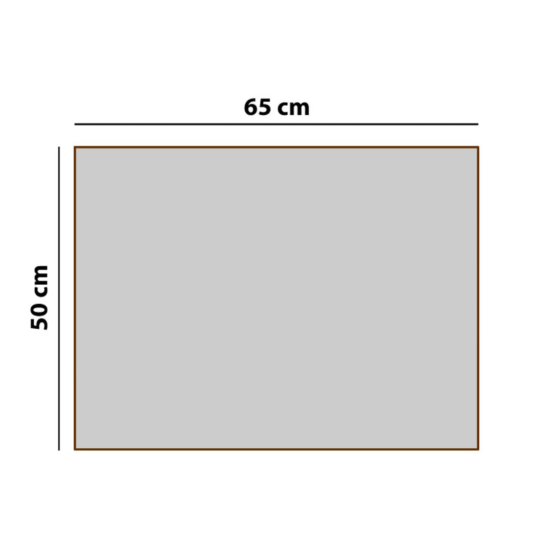 Mestizo hondenmatras, 65x50 cm, bruin, Leon Standard ML-5-BRO-BS