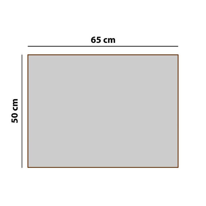 Mestizo hondenmatras, 65x50 cm, bruin, Leon Standard ML-5-BRO-BS