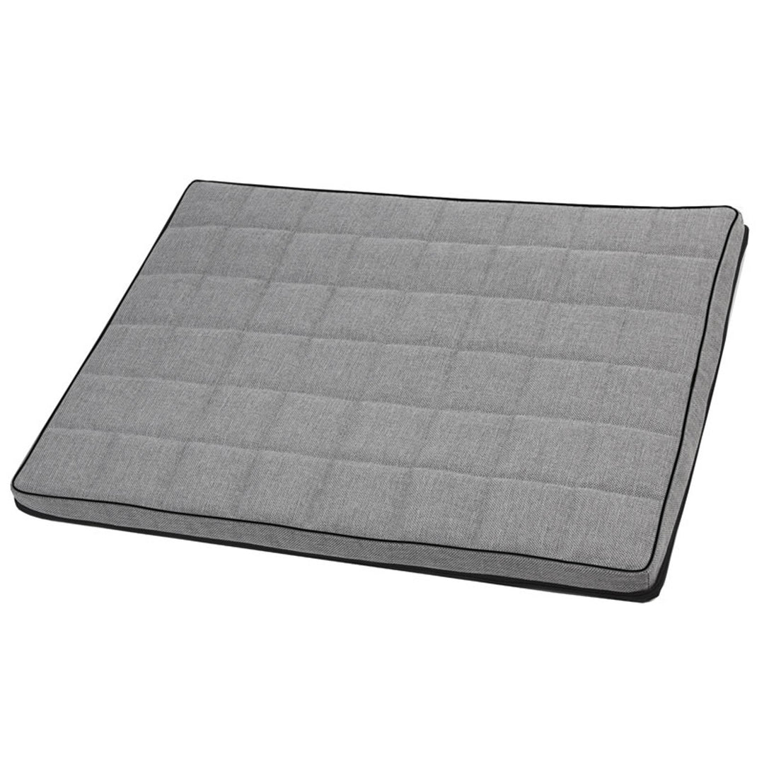 Matelas Mestizo pour chien, 65x50 cm, gris clair, Leon Checked MLCH-5-GRA-B-S