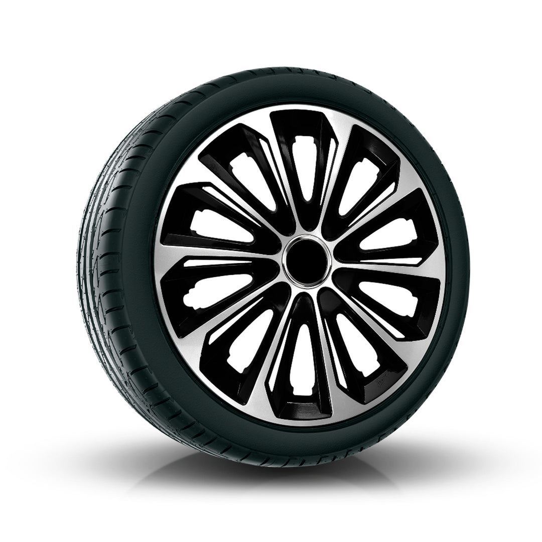Universele wieldop 15" NRM Extra Strong zilver/zwart 1 stuk