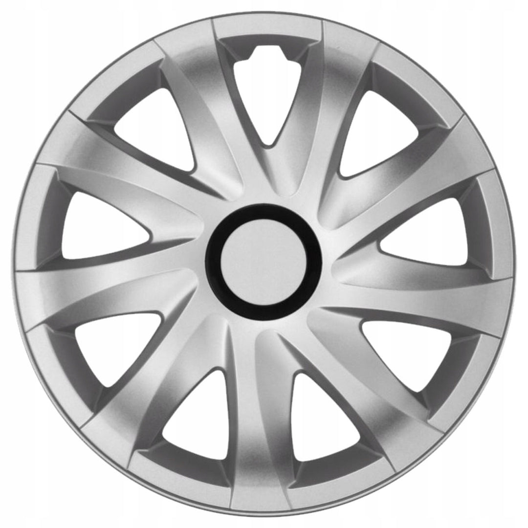 Universele wieldop 14" NRM Kando zilver opdruk 1 stuk