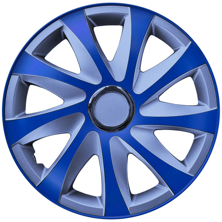 NRM Drift Extra 15" enjoliveur universel bleu/argent 1 pc