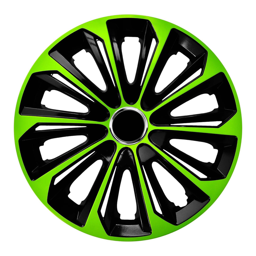 Enjoliveur universel 14" NRM Extra Strong vert/noir 1 pièce