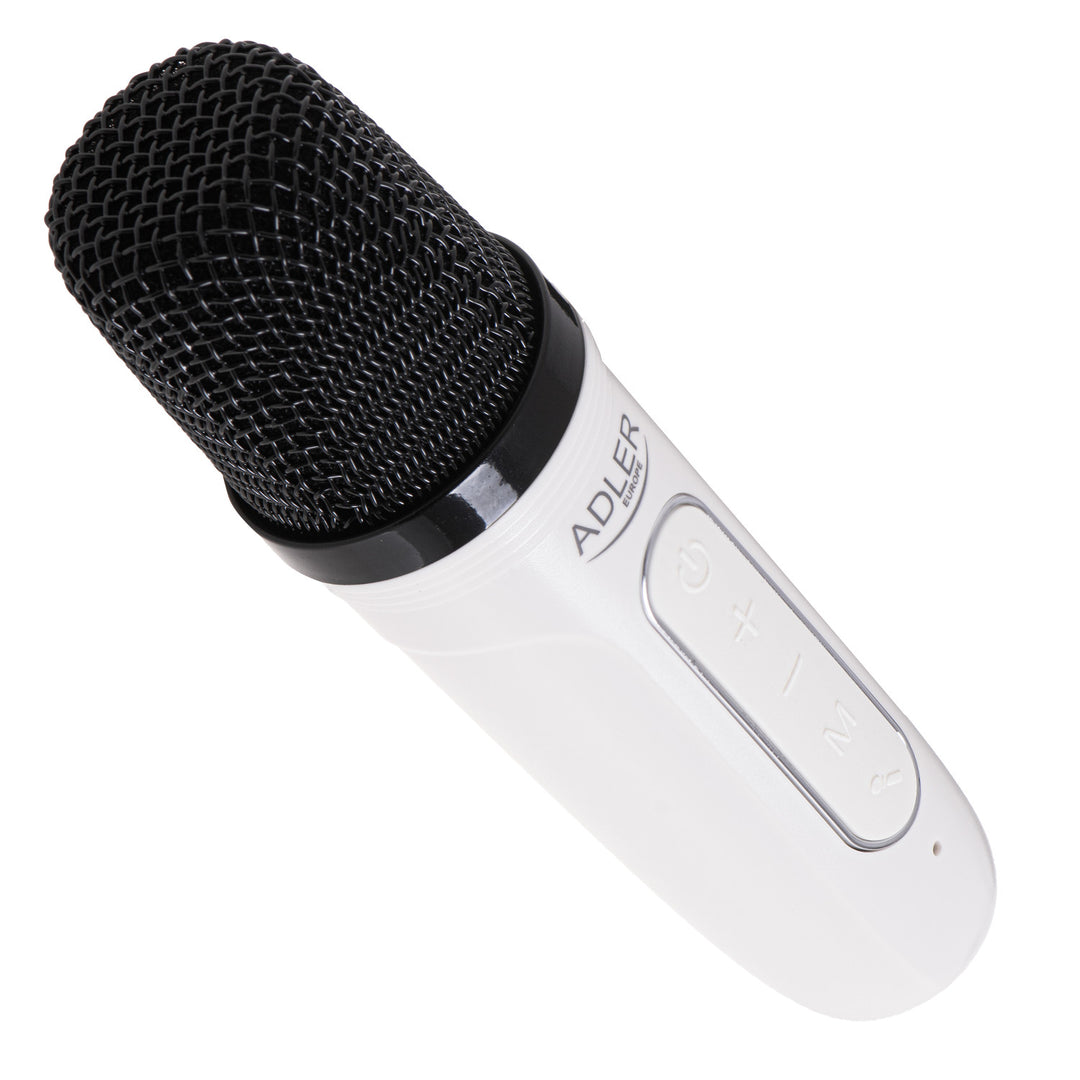 Enceinte sans fil Adler, avec microphone, pour karaoké, Bluetooth, AD 1199 W