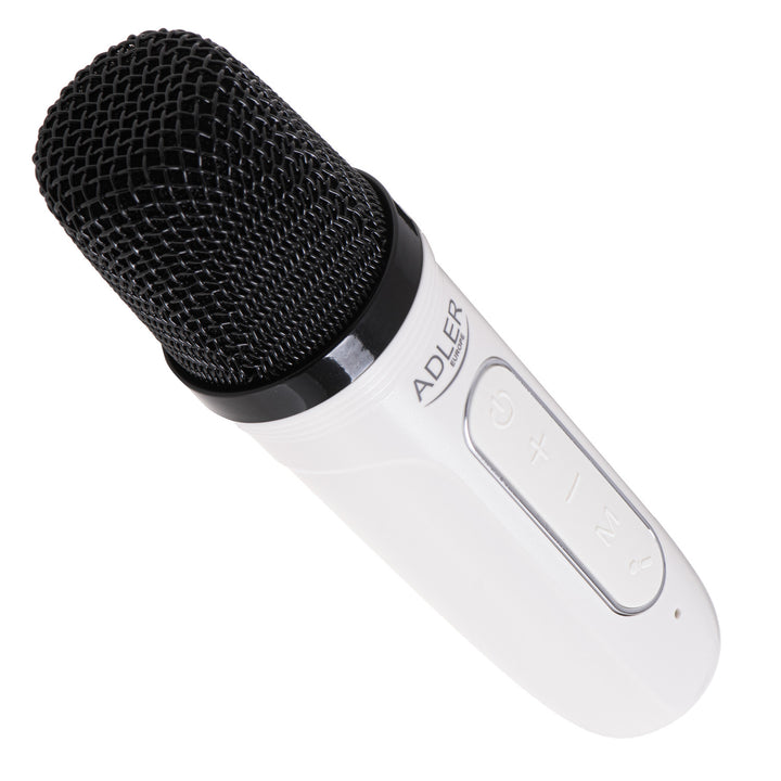 Enceinte sans fil Adler, avec microphone, pour karaoké, Bluetooth, AD 1199 W