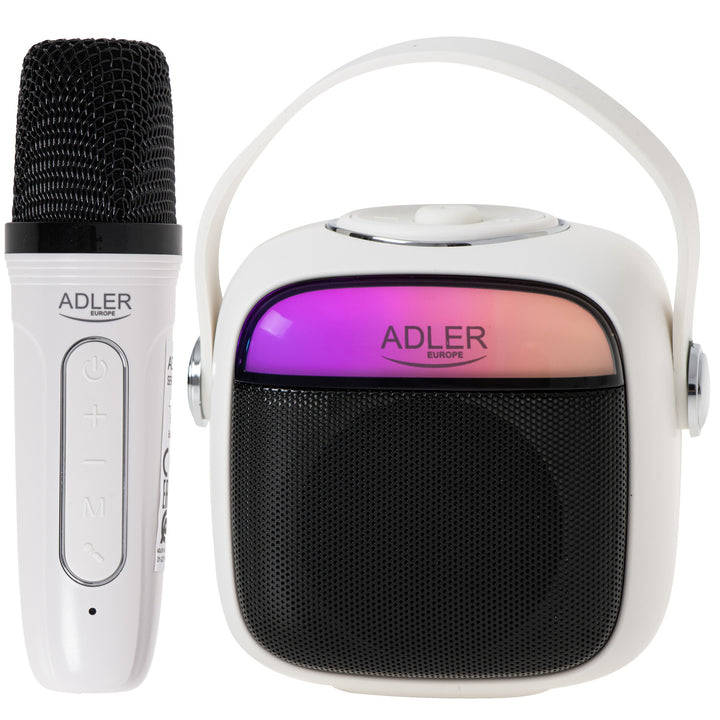 Enceinte sans fil Adler, avec microphone, pour karaoké, Bluetooth, AD 1199 W