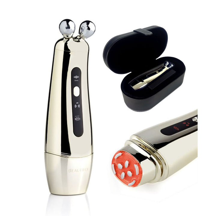 Mesotherapie Intenso Aura Age Defy Golden, liftend massageapparaat met RF- en DMA-radiogolven