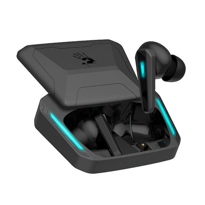 Casque sans fil Bloody, Bluetooth 5.2, TWS, étui de chargement, noir/bleu, M70