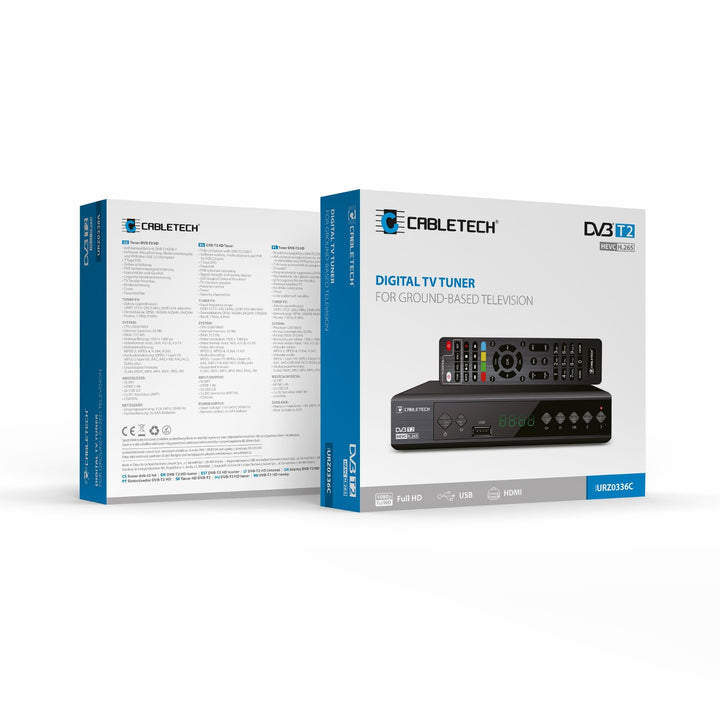 Tuner-décodeur DVB-T2 H.265 HEVC KrugerMatz KM0550D EPG PVR Timeshift