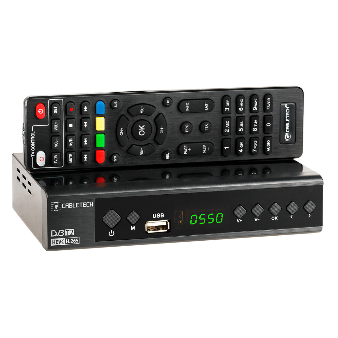 Tuner-décodeur DVB-T2 H.265 HEVC KrugerMatz KM0550D EPG PVR Timeshift