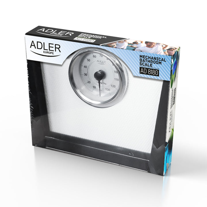 Adler AD 8180 Pèse-personne mécanique jusqu'à 136 kg blanc