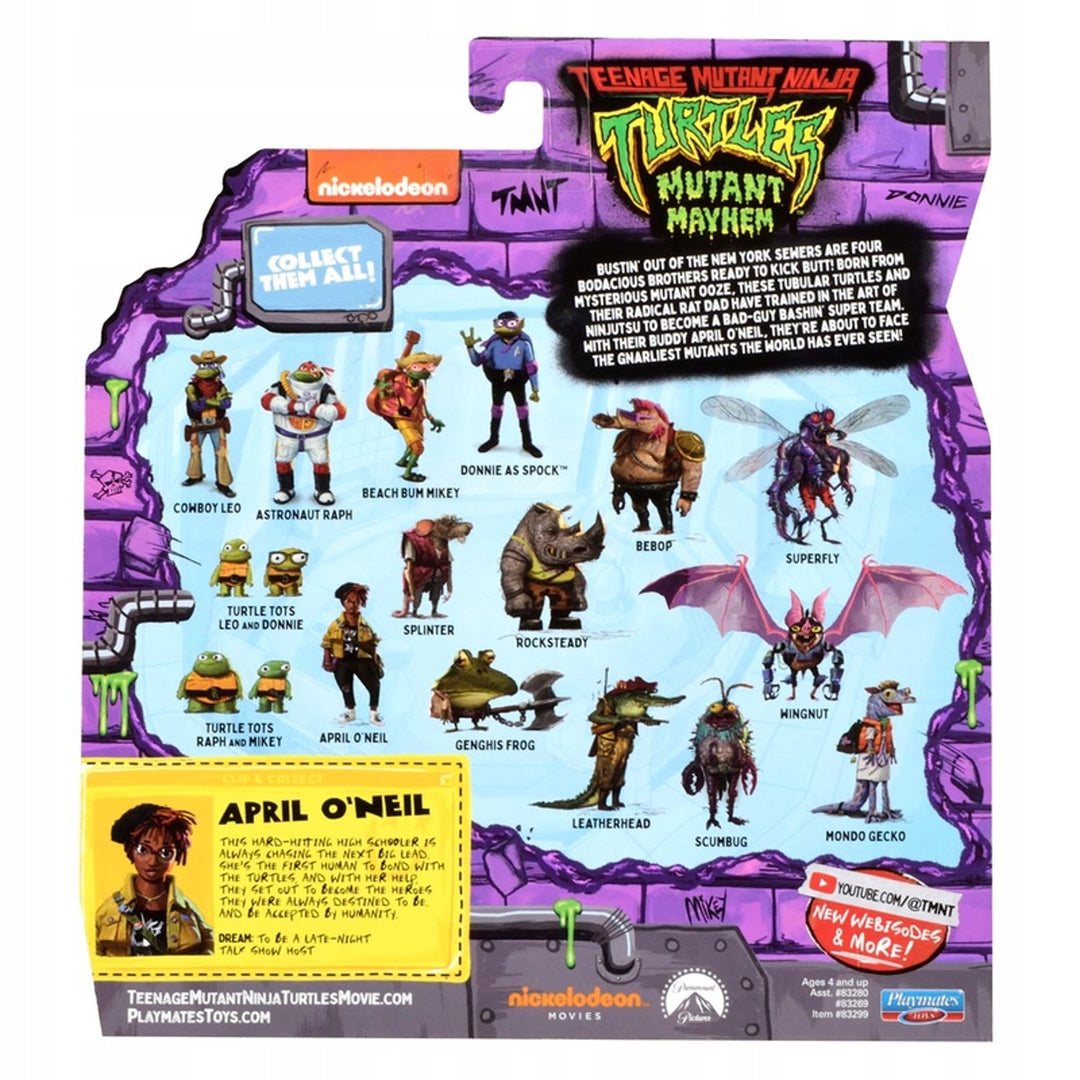 Figurine April O'Neil avec accessoires Ninja Turtles Warriors