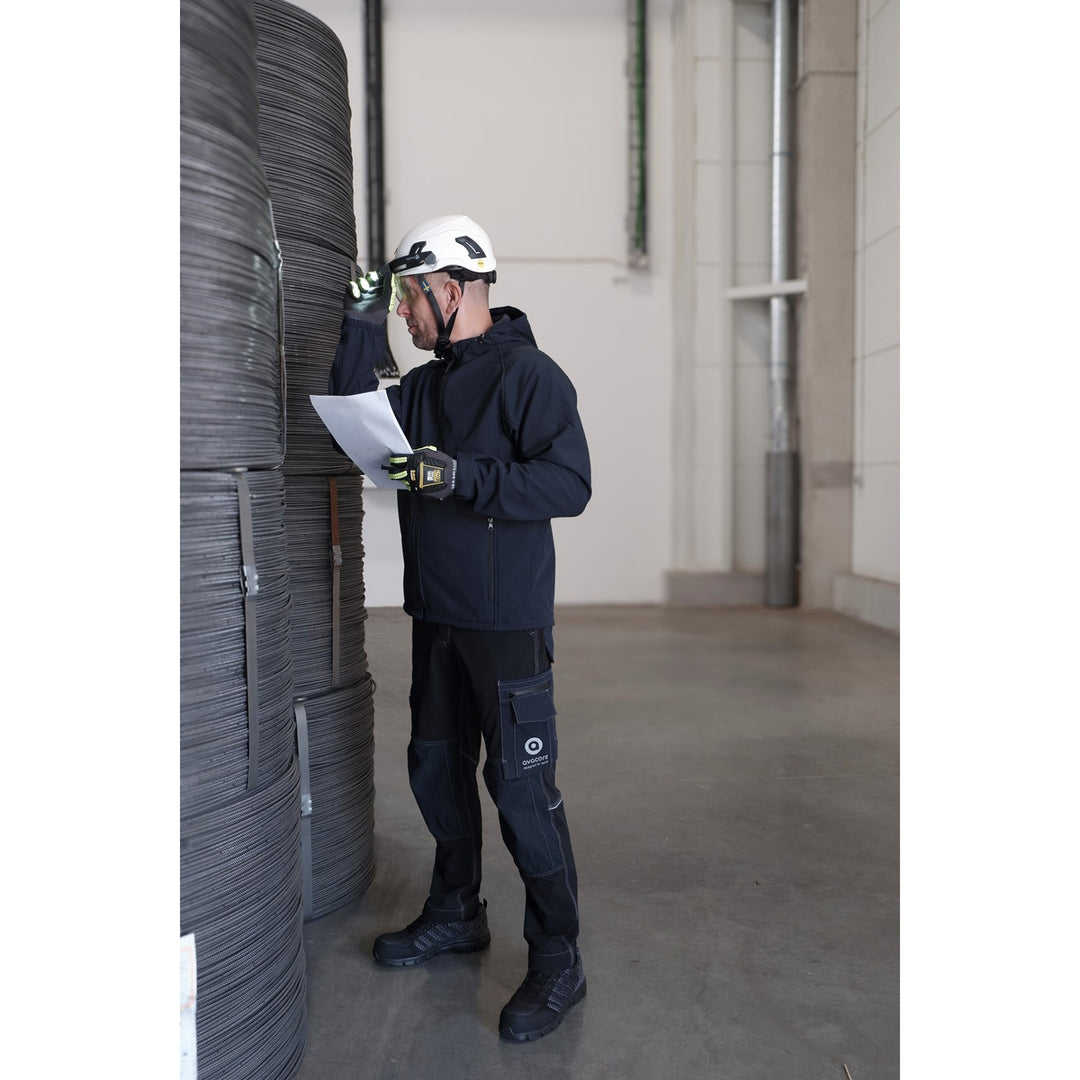 Avacore broek, stretch, cordura, zwart en marineblauw, maat 50, Avaflex