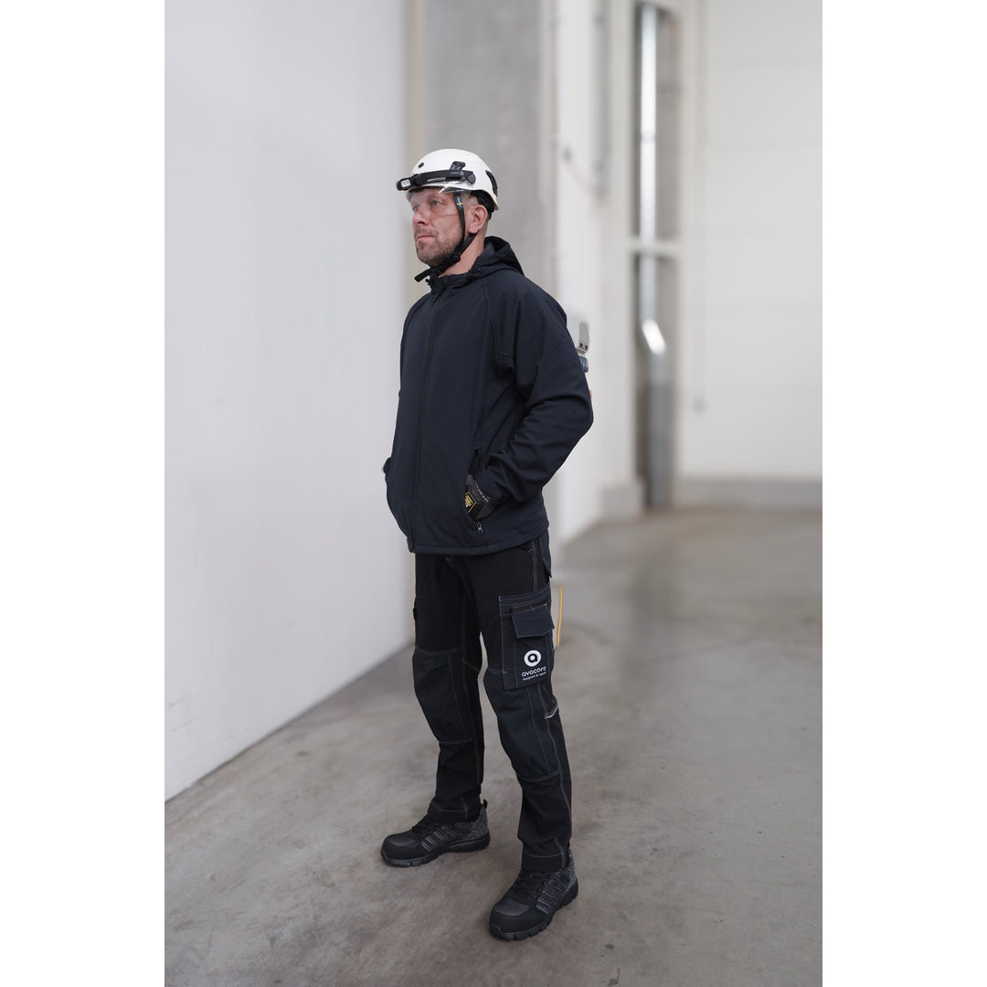 Avacore broek, stretch, cordura, zwart en marineblauw, maat 50, Avaflex