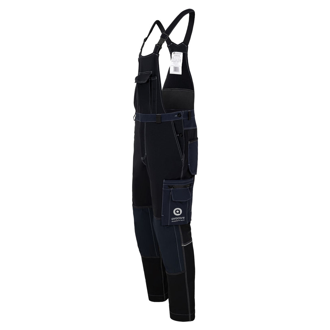 Avacore overall, stretch, cordura, zwart en marineblauw, maat 46, Avaflex