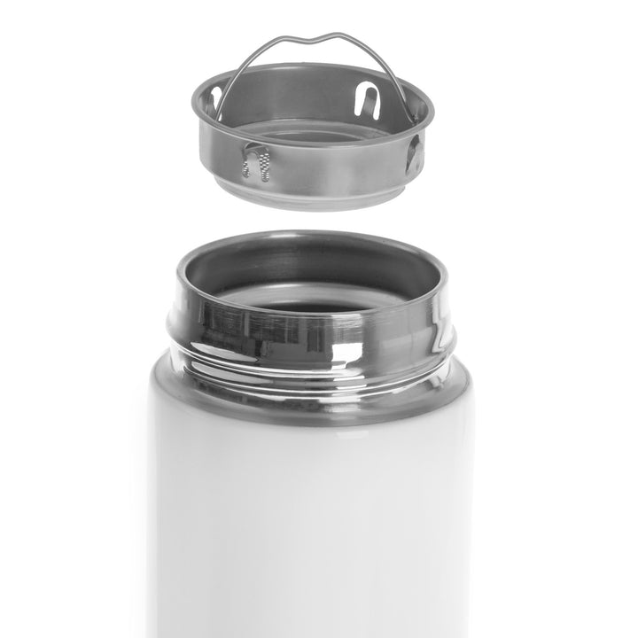 Thermos Adler, écran tactile LED, capacité 473 ml, couleur blanche, AD 4506