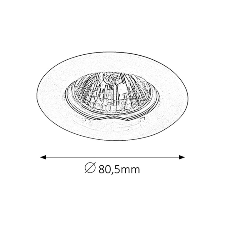 Rabalux luminaire encastré, IP20, brun, GU5.3, 12V, Spot Relight