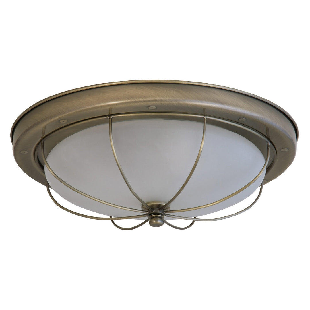 Rabalux plafondlamp, 2xE27, bruin, diameter 36cm, Soedan