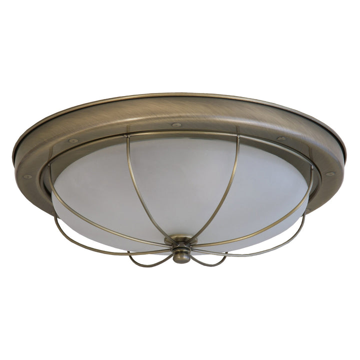 Rabalux plafondlamp, 2xE27, bruin, diameter 36cm, Soedan