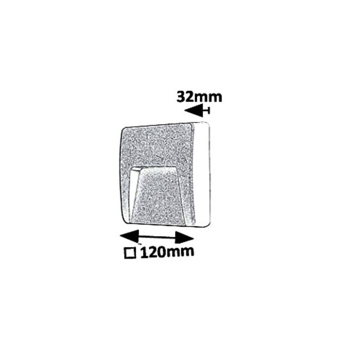 Applique Rabalux, extérieur, IP65, LED 3W, anthracite, Trento