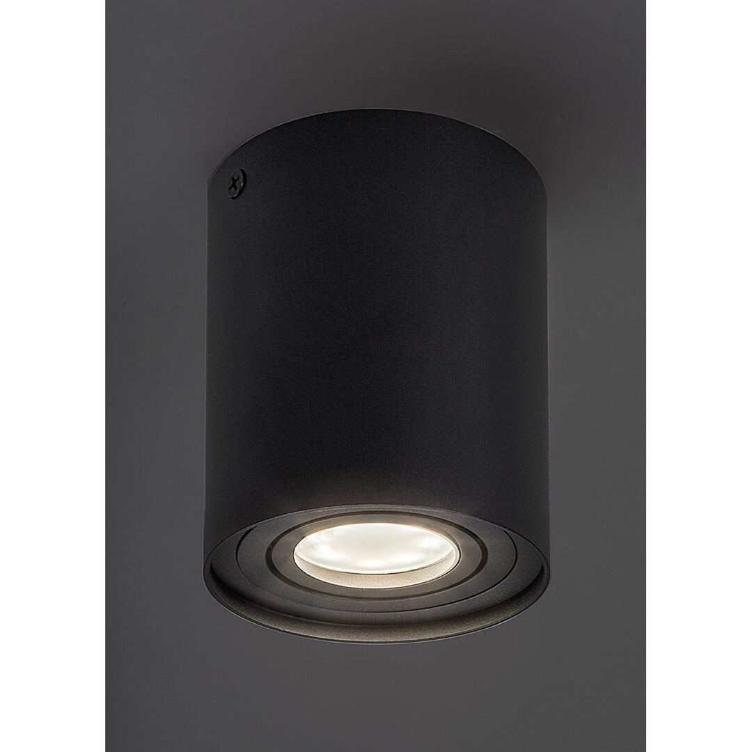 Rabalux plafondlamp, opbouw, GU10, IP20, zwart, Kobald