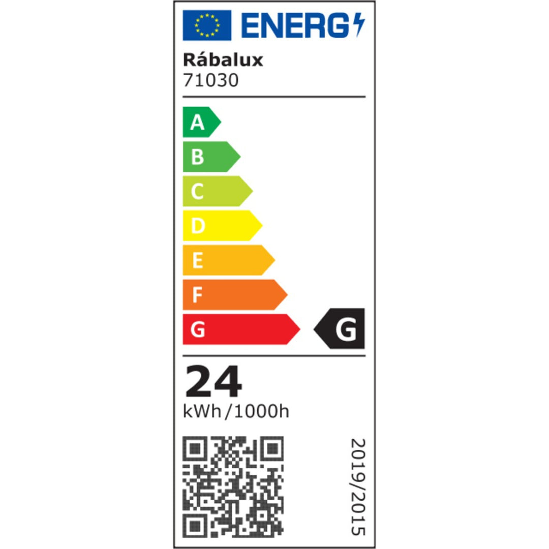 Lampe à incandescence Rabalux, 24W LED, RGB, Bluetooth, timer, Nikolaus