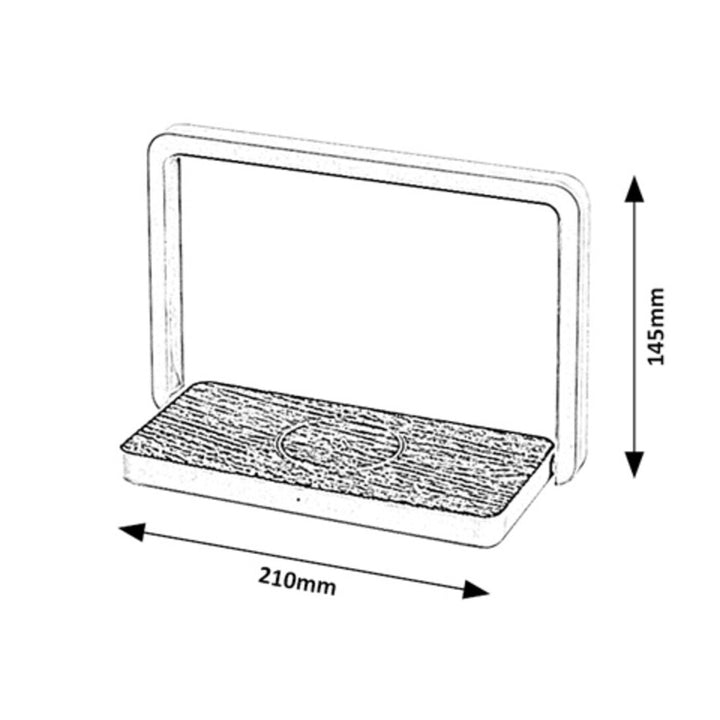 Rabalux Buldus Bureaulamp 4W LED QI inductieve oplader