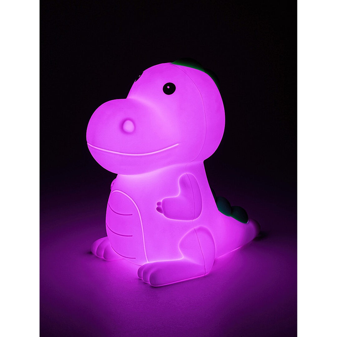 Lampe pour enfants Rabalux, dinosaure, LED RGB, blanc chaud, IP20, Unicoo