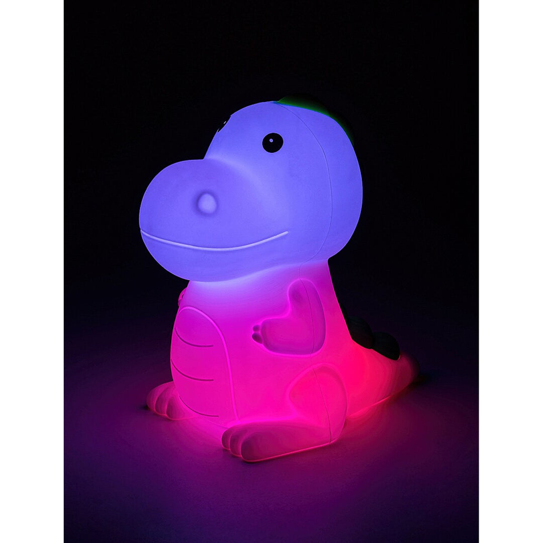 Lampe pour enfants Rabalux, dinosaure, LED RGB, blanc chaud, IP20, Unicoo