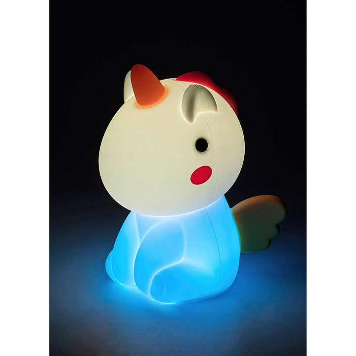 Lampe pour enfants Rabalux, licorne, LED RGB, blanc chaud, IP20, Unicoo