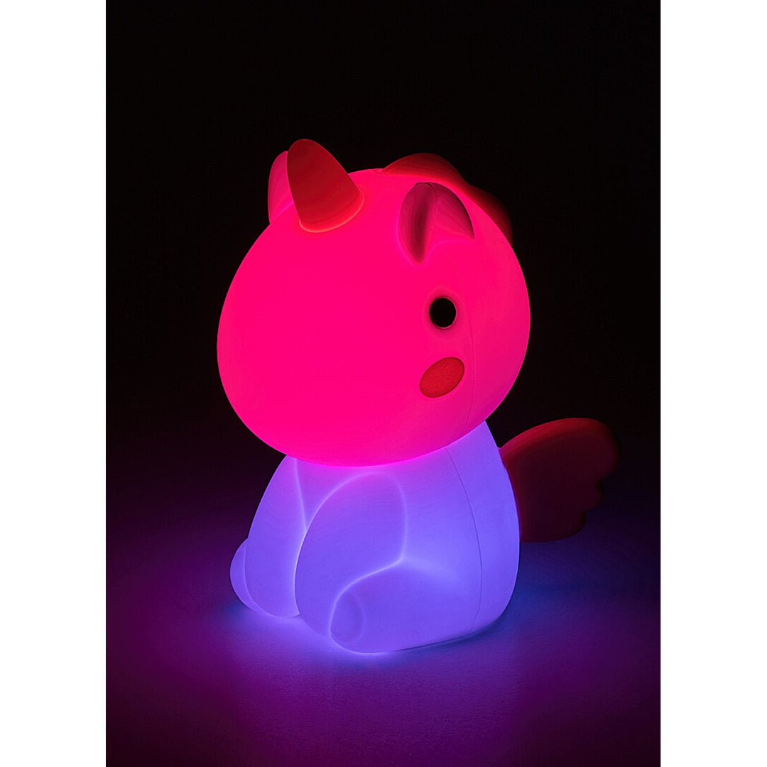 Lampe pour enfants Rabalux, licorne, LED RGB, blanc chaud, IP20, Unicoo