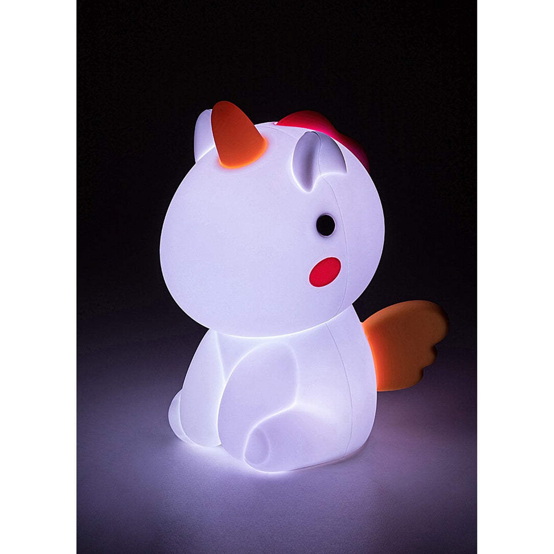 Lampe pour enfants Rabalux, licorne, LED RGB, blanc chaud, IP20, Unicoo