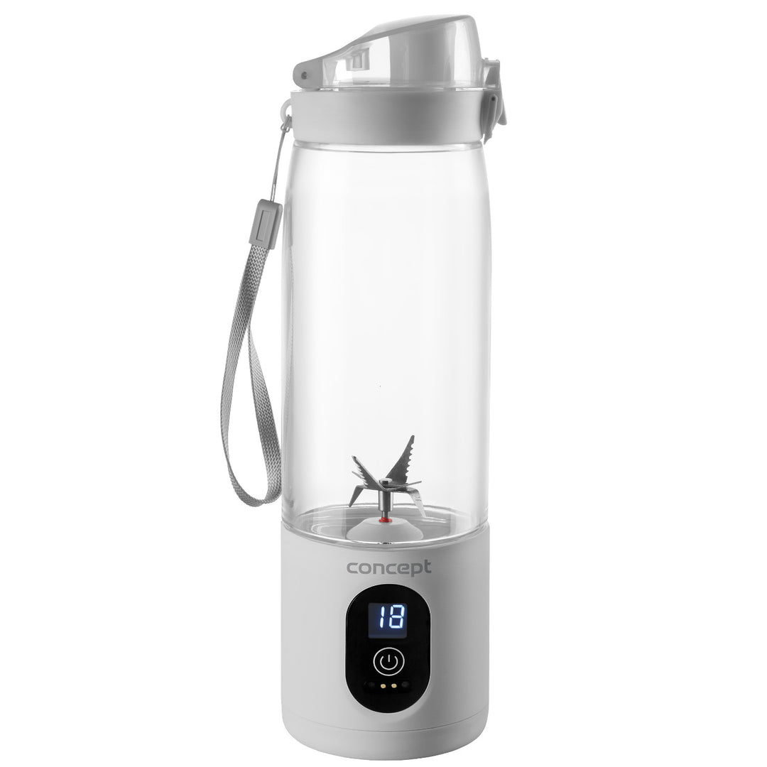 Concept SM4000 Persoonlijke Blender 600 ml, Li-Ion oplaadbare batterij, wit, FitMaker