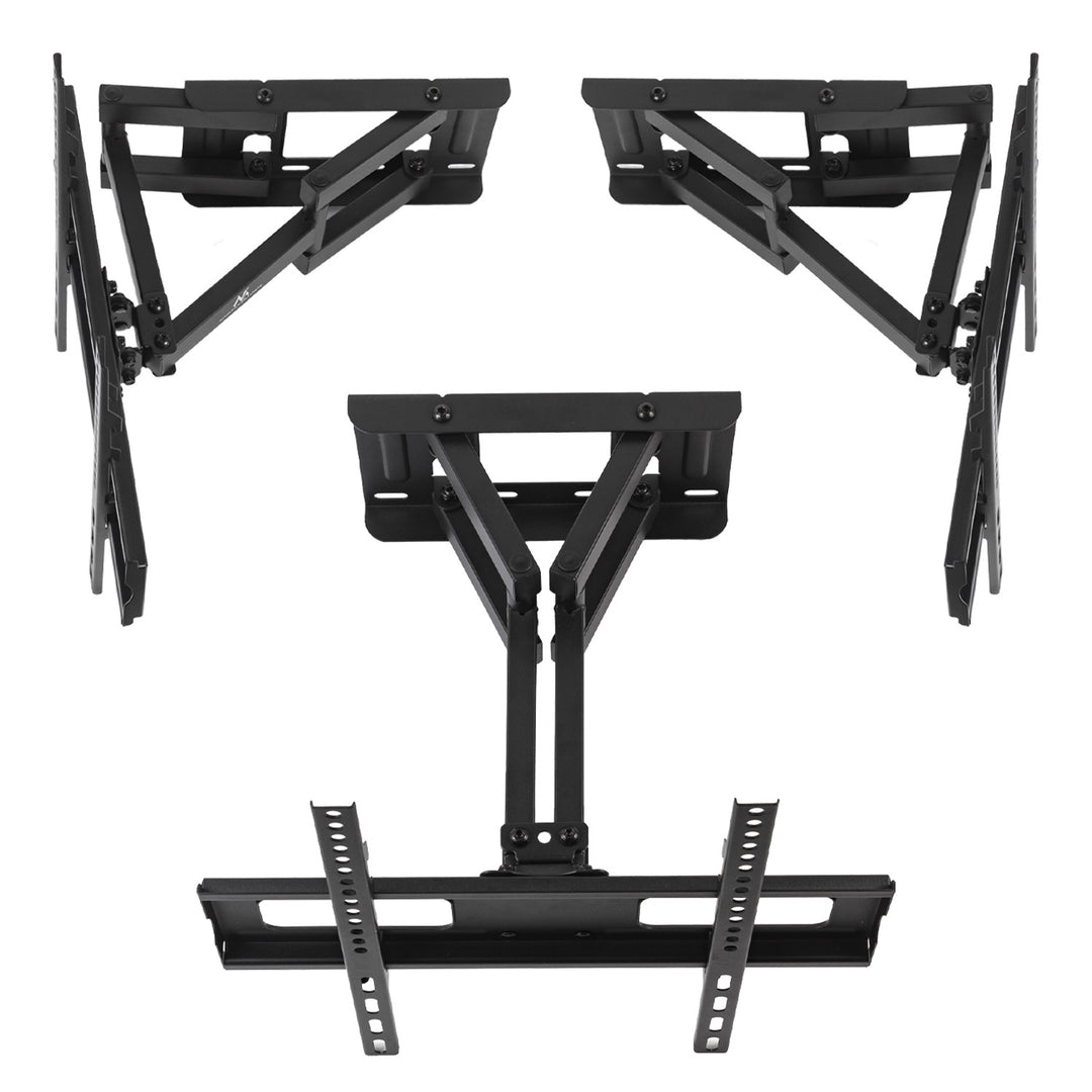 Support TV Maclean, max VESA 400x400, 32-75", 50kg, réglage de l'angle horizontal et vertical, profil 80-380mm, noir, MC-788