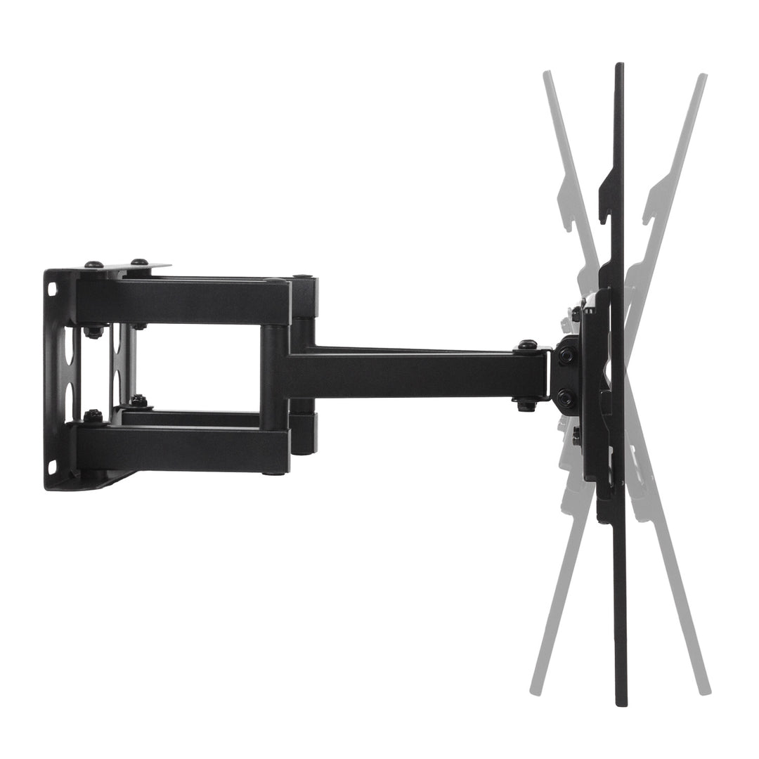 Support TV Maclean, max VESA 400x400, 32-75", 50kg, réglage de l'angle horizontal et vertical, profil 80-380mm, noir, MC-788