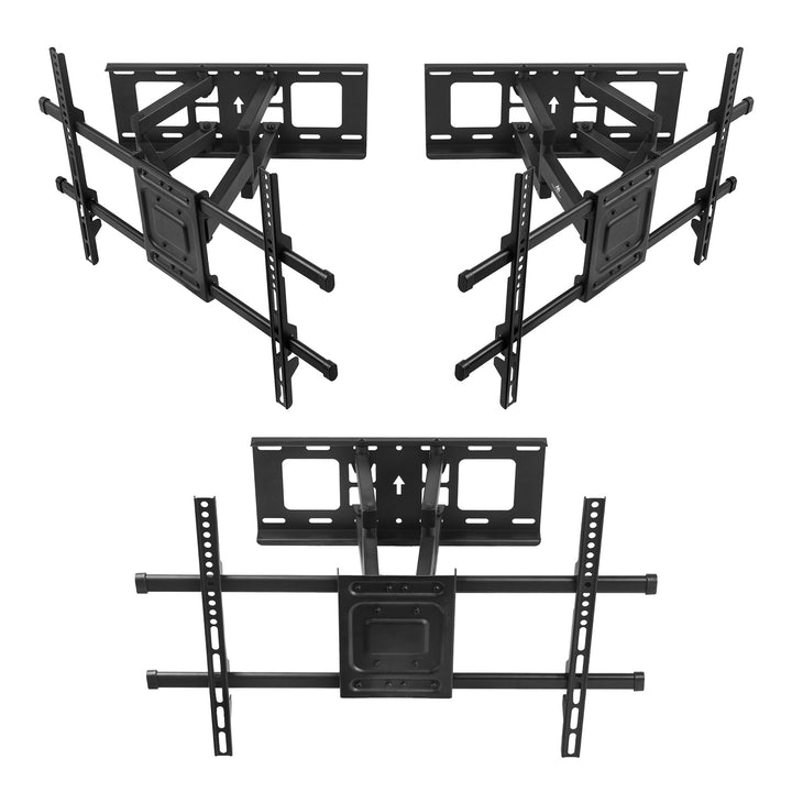 Support TV Maclean, max VESA 600x400, 32-85", 60kg, réglage de l'angle horizontal et vertical, profilé 65-390mm, noir, MC-789