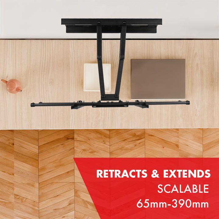 Support TV Maclean, max VESA 600x400, 32-85", 60kg, réglage de l'angle horizontal et vertical, profilé 65-390mm, noir, MC-789