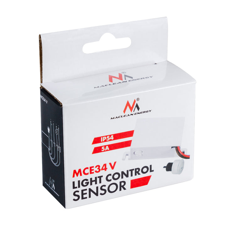 Capteur crépusculaire Maclean, avec sonde externe, 12-24V DC MCE34 V