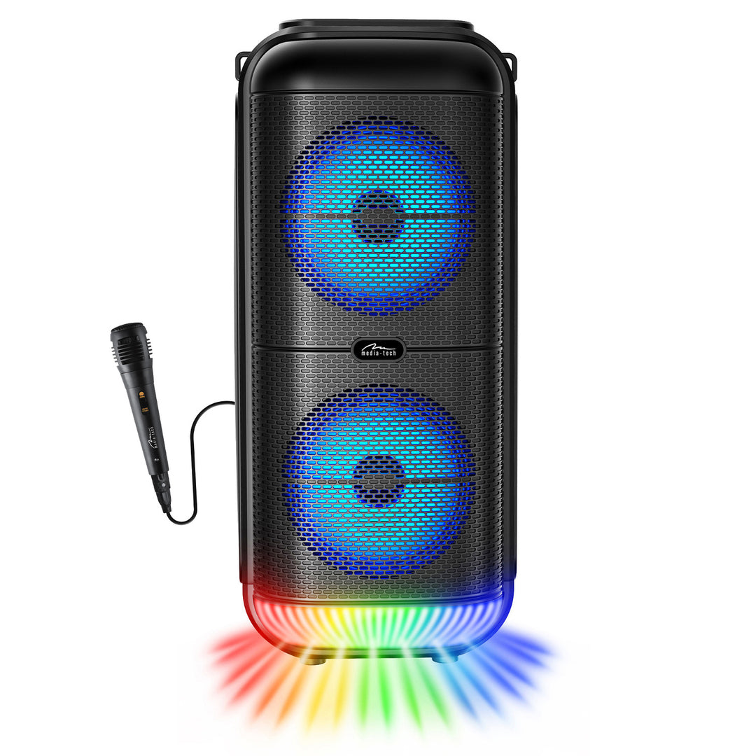 Draagbare luidspreker van Media-Tech, karaoke, Bluetooth 5.3, 900W, MT3183