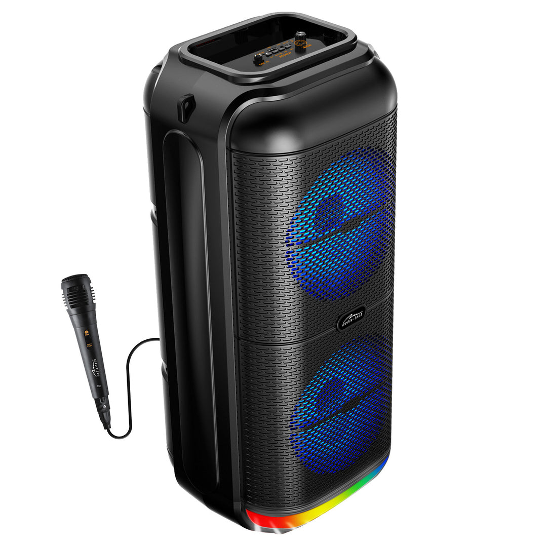 Draagbare luidspreker van Media-Tech, karaoke, Bluetooth 5.3, 900W, MT3183