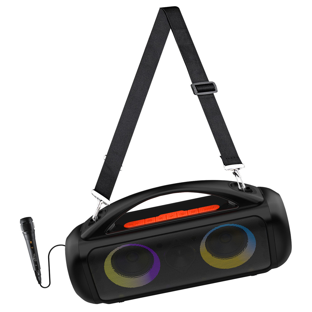 Draagbare luidspreker van Media-Tech, karaoke, Bluetooth 5.3, 1200W, MT3184