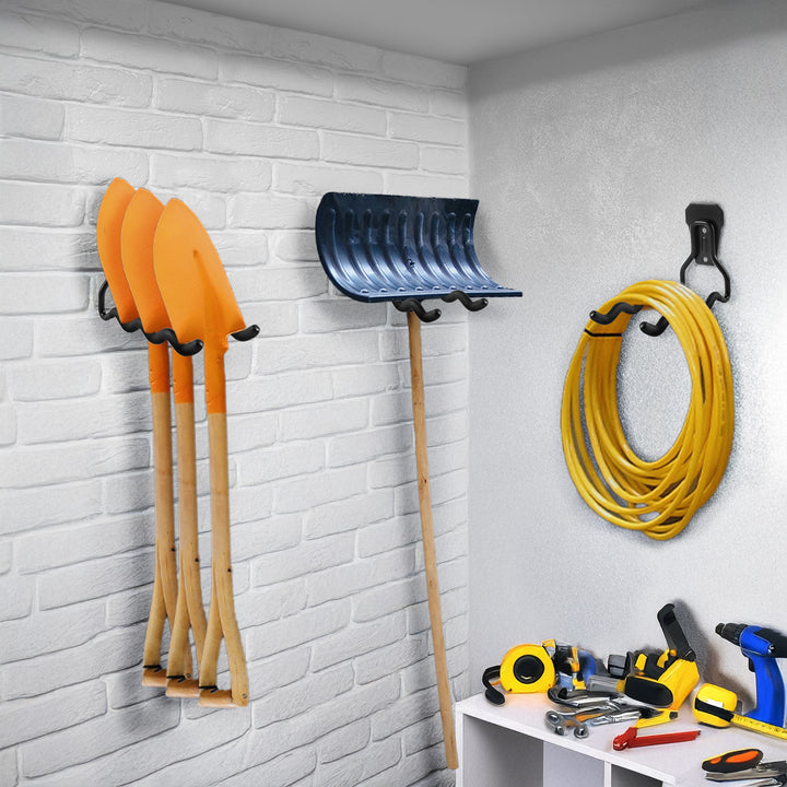 Support mural Maclean, pour outils, roues, échelle, vélo, acier, charge max. 30kg, MC-486